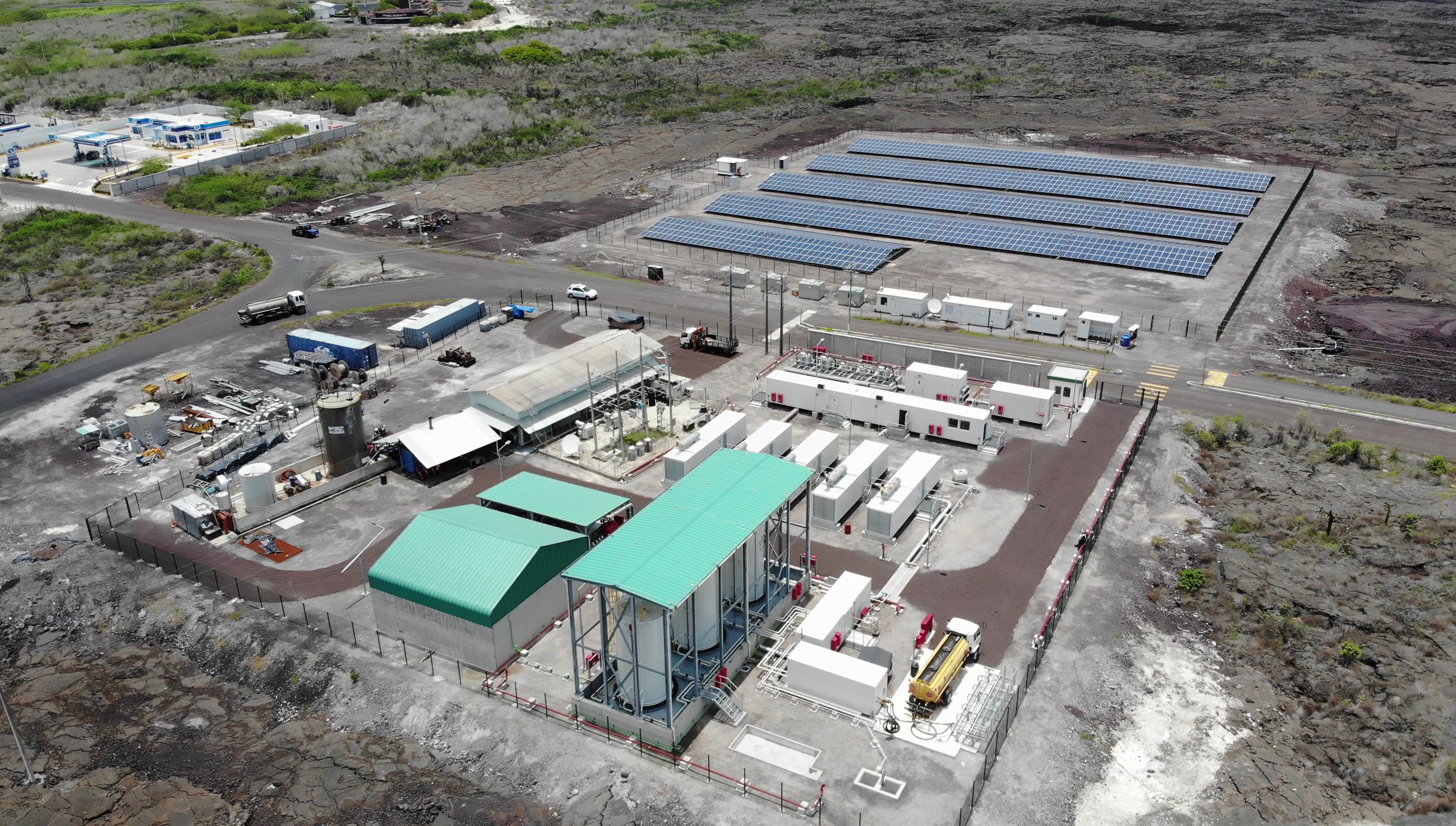 Hybrid power plant Isabela Galapagos